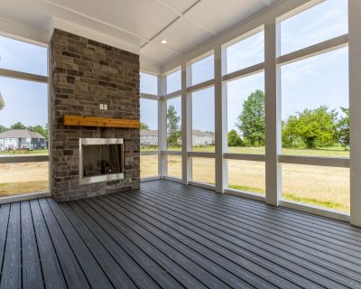 169 Screened Porch and Fireplace Harrison