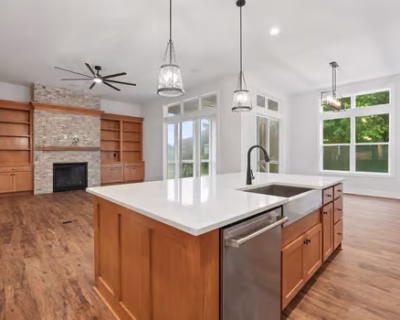 175 kitchen fireplace